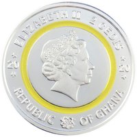 2 Cedis obverse