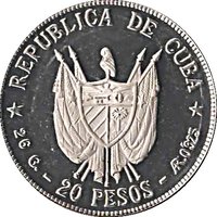 20 Pesos obverse