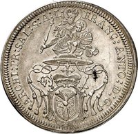 ½ Thaler - ½ Guldiner obverse
