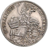 ¼ Thaler - ¼ Guldiner reverse