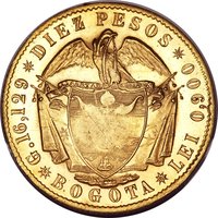 10 Pesos reverse