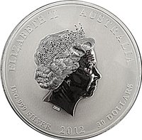 30 Dollars obverse