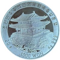 1000 Won obverse