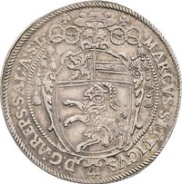 ½ Thaler - ½ Guldiner obverse