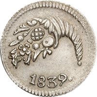¼ Real obverse