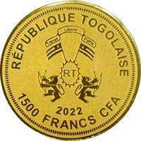 1500 Francs CFA obverse