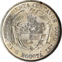 50 Centavos reverse