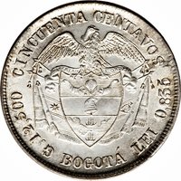 50 Centavos reverse