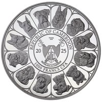 1000 Francs CFA obverse