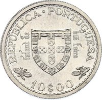 10 Escudos obverse