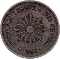 5 Centésimos obverse