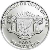 1001 Francs CFA obverse