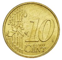 10 Euro Cents reverse