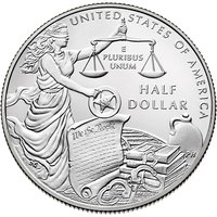½ Dollar reverse