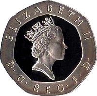 20 Pence obverse