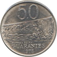 50 Guaraníes reverse
