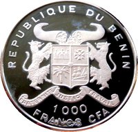 1000 Francs CFA obverse