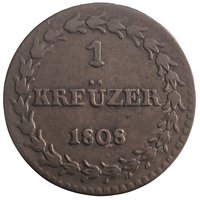 1 Kreuzer reverse