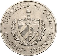 40 Centavos reverse