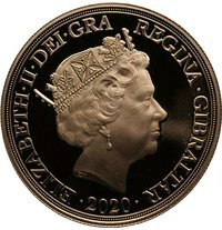 5 Sovereigns obverse