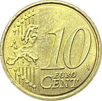 10 Euro Cents reverse