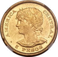 5 Pesos reverse