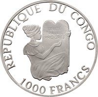 1000 Francs CFA obverse
