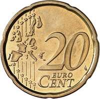 20 Euro Cents reverse