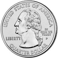 ¼ Dollar obverse