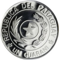 1 Guaraní obverse