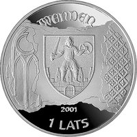 1 Lats obverse