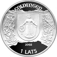 1 Lats obverse