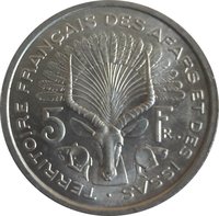 5 Francs reverse