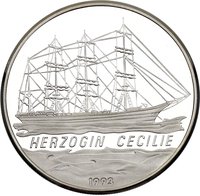 1000 Francs CFA reverse