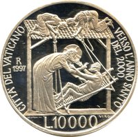 10000 Lire reverse