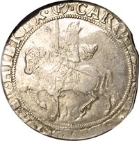 ½ Crown obverse
