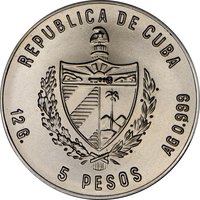 5 Pesos obverse