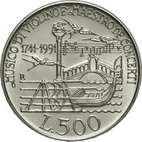500 Lire reverse