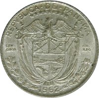⅒ Balboa obverse