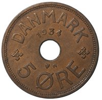 5 Øre reverse