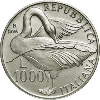 1000 Lire reverse