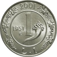 1 Lira reverse
