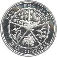 20 Cordobas reverse