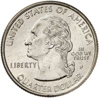 ¼ Dollar obverse