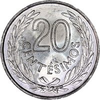 20 Centésimos reverse