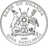 2000 Shillings obverse