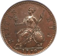 ½ Penny reverse