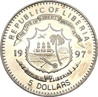 5 Dollars obverse