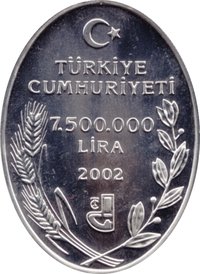 7500000 Lira obverse