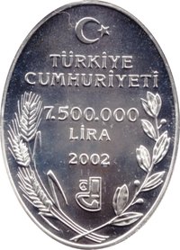 7500000 Lira obverse